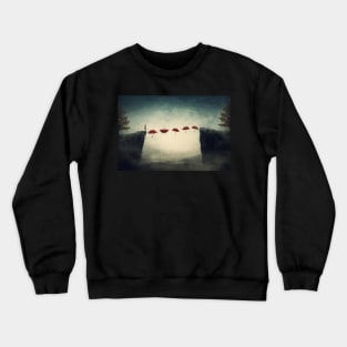 flying umbrellas pathway Crewneck Sweatshirt